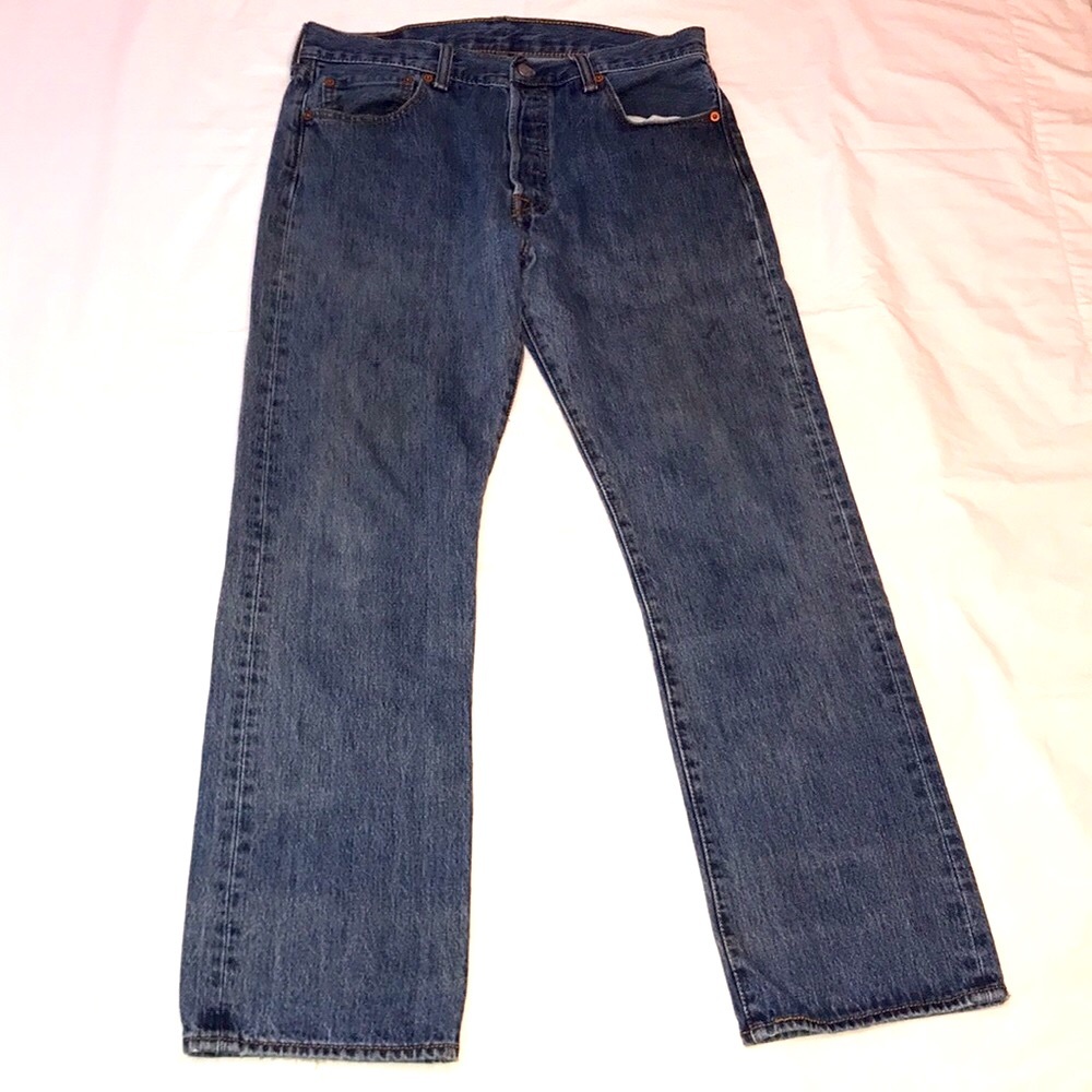 Levi's 501s Jeans Blue Denim 501 -4th